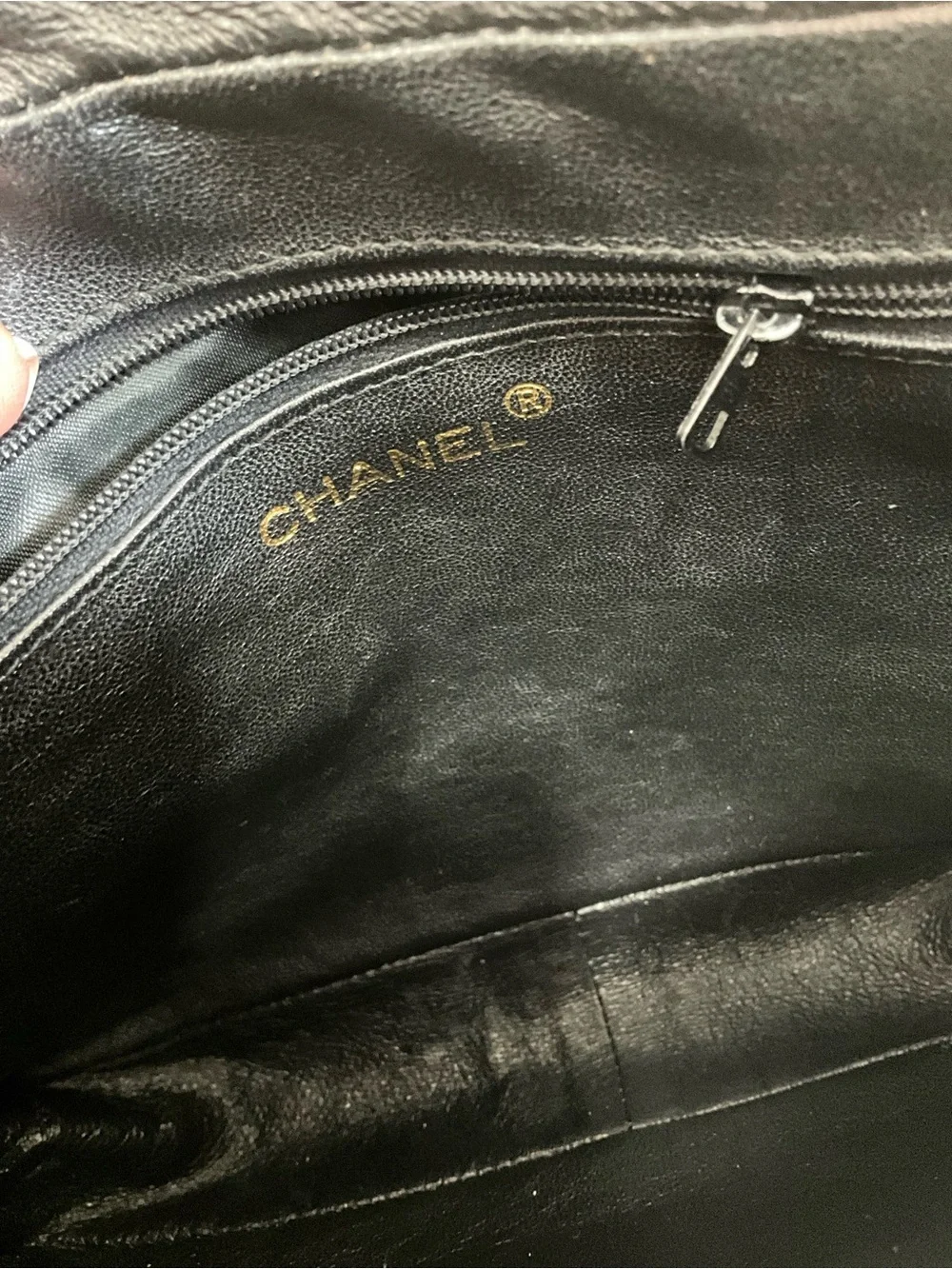CHANEL Black Quilted Lizard Camera Bag CC Logo Tassel Gold Chain Crossbody CERT